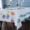 thumbnail image 2 of Easter Tablecloth Floral Pattern Polyester Table Cloth Spill Proof Wrinkle Resistant Table Cover for Kitchen Dining Parties Tabletop(Rectangle/Oblong, 60" x 84" (6-8 Seats), 2 of 5