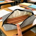 thumbnail image 6 of Lunxisen 1 Pcs Colorful Pencil Pouch Makeup Brush Bag Portable Storage Case Travel Cosmetic Organizer, 6 of 9