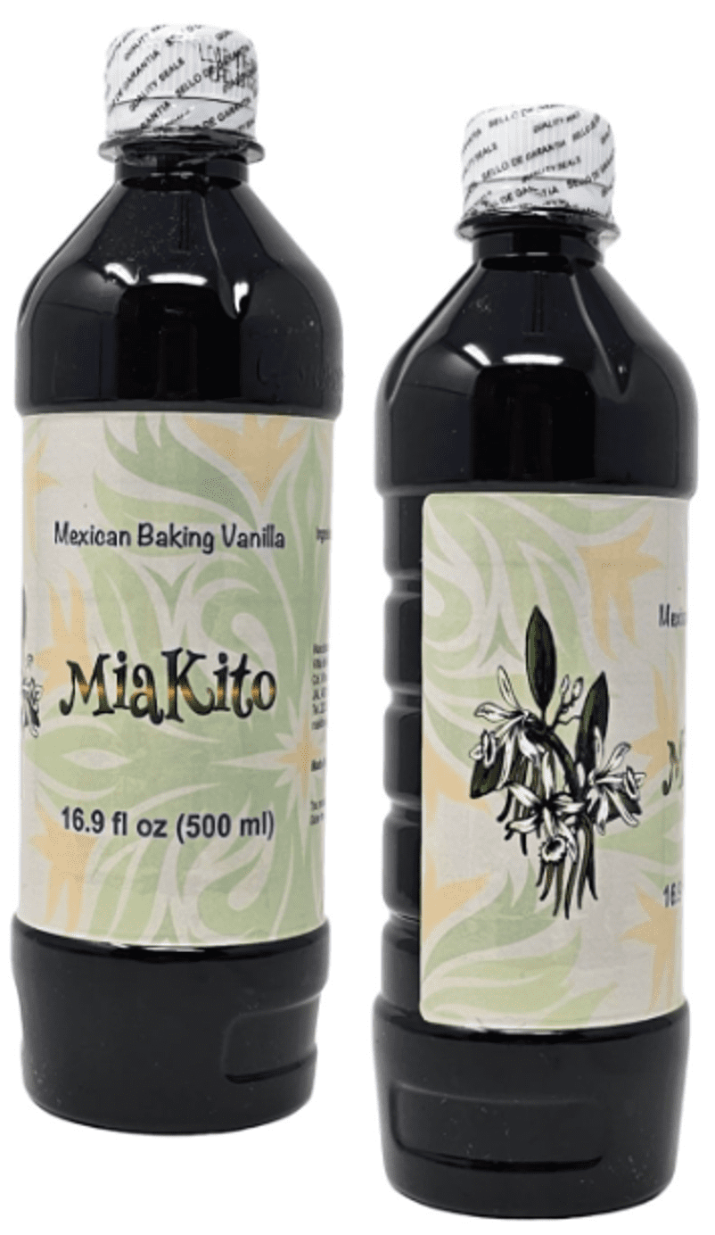 Miakito Pure Amber Mexican Baking Vanilla Extract, 500ml (16.9 ounces)