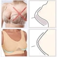 thumbnail image 6 of Gymayou 3-Pack Breathable Cool Liftup Air Bras Sports Bra Large Size Air Bra Comfortable Mesh Sports Bra for Women Multicolor #8 M, 6 of 7