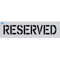 thumbnail image 2 of 8" Word - Reserved Parking Lot Pavement Marking Stencil, 2 of 3