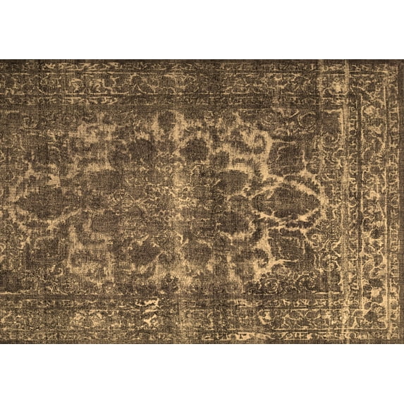Ahgly Company Indoor Rectangle Persian Brown Traditional Area Rugs, 7' x 10'