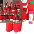 thumbnail image 4 of 3 fundas para botellas de vino navideñas, bolsas de regalo navideñas, adornos navideños (m), 4 of 4