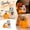 #5, variant on Halloween Decor Lighted Ghost Figurines Carrying Pumpkin – Cute 3D Printing Spooky Table Statue Halloween Festive Decoration for Holiday Bookshelf Terrace Bedroom Indoor Home Tabletop Gifts