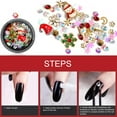 thumbnail image 3 of Christmas Nail Rhinestone New Year's Nails Design DIY Gems Mix Tree Snowman Nail Art Decorations Alloy Metal DIY 3D Nail Rhinestones Tools, 3 of 8