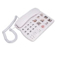 thumbnail image 1 of Teléfono de Línea fija Con Cable, Volumen de Teléfono de Botón Grande Ajustable Para Emergencia, 1 of 7