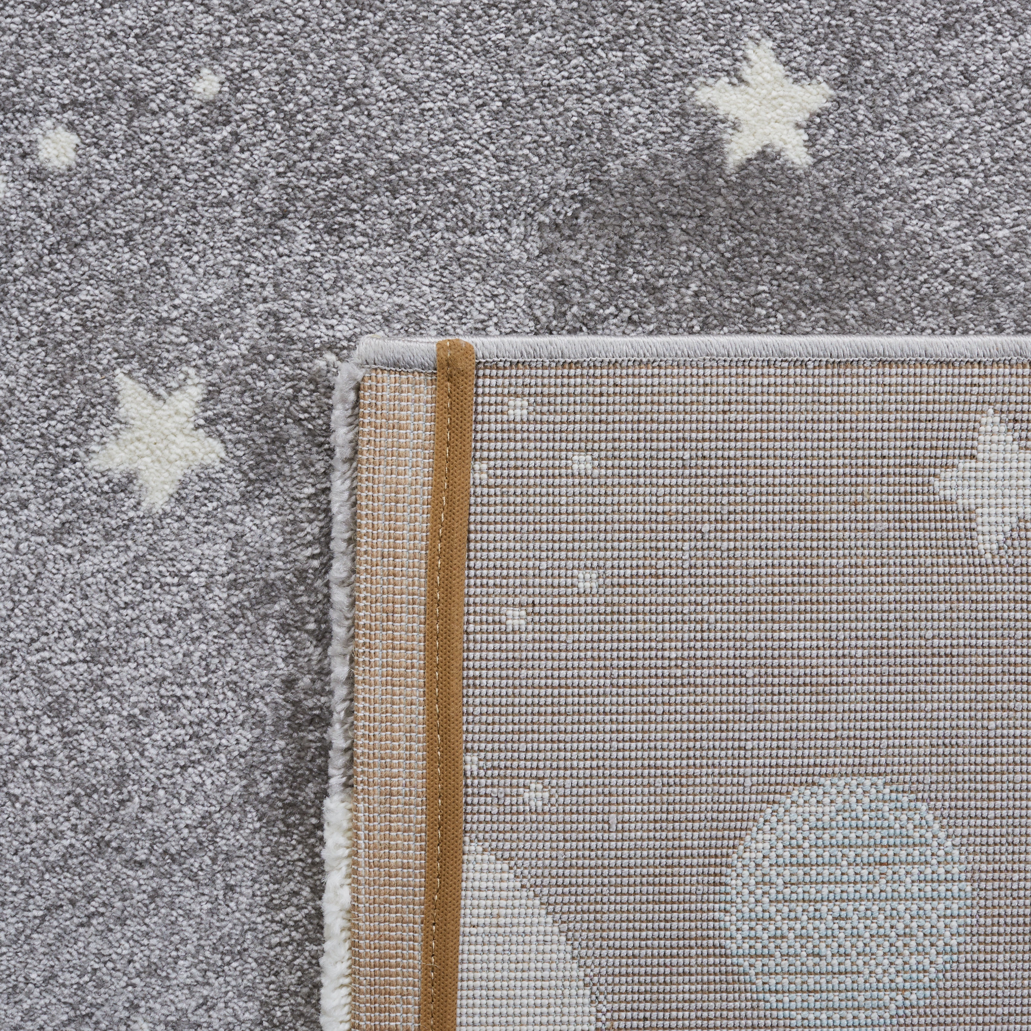 SAFAVIEH Carousel Kids World of Planets Area Rug, Gray/Lavender, 5'3" x 7'6"