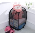 thumbnail image 3 of Larpur Popup Mesh Laundry Basket, Collapsible and Portable Clothes Washing Laundry Hamper (Black*2), 3 of 9