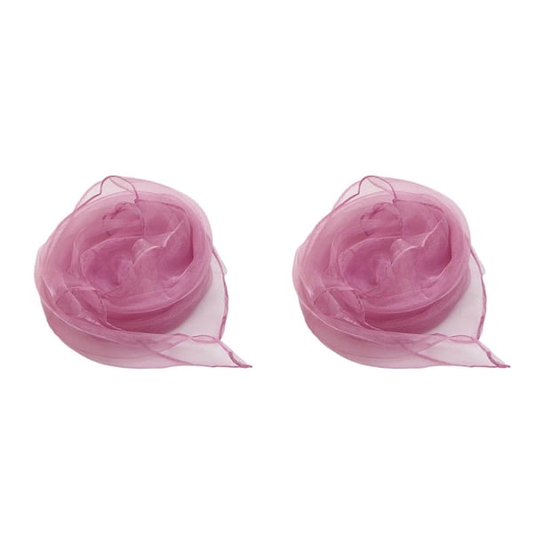 Sonducket Bufanda cuadrada Pañuelo de gasa Accesorios de tela Adornos para el cabello Accesorio de fiesta colorido para representaciones Type4 NO4