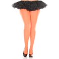 thumbnail image 1 of Music Legs 747Q-NEONORANGE Plus Size Opaque Tights - Neon Orange, 1 of 1