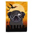 thumbnail image 1 of "Treasures BB1821CHF Halloween Black Pug Canvas House Size Flag, Multicolor, Large" Caroline's Treasures BB1821CHF, 1 of 1