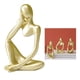thumbnail image 4 of Estatuilla escultura BLESIY Decoración hogar moderno oro derecho, 4 of 5
