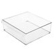 thumbnail image 1 of 30x30x10cm Transparent Food Storage Box Plastic Refrigerator Preservation Crisper Lunch Box Kitchen Sorting Container (Large), 1 of 3