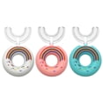 thumbnail image 4 of OUTAD U-shaped Toothbrush Children Doughnut Manual Toothbrush Kids Silicone Safety Manual Teeth Tooth Brush Cartoon Pattern Children, 4 of 8