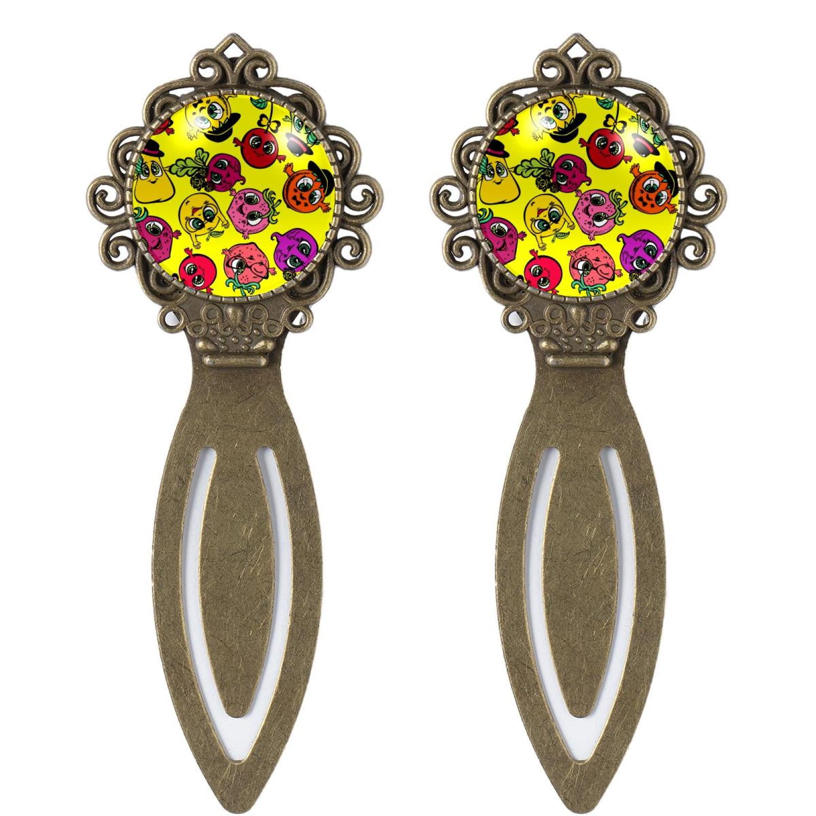 Bookmark Gift Box Set Vintage Bookmarks Page Holder with Crystal Glass