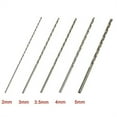 thumbnail image 2 of 10Pcs Extra Long HSS High Speed Steel Drill Bit Set 2mm/3mm,3.5mm,4mm,5mm Bits, 2 of 6