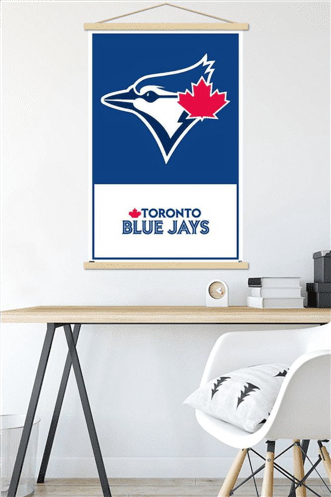 MLB Toronto Blue Jays - Logo 22 Wall Poster with Magnetic Frame, 22.375" x 34"