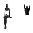 thumbnail image 1 of Figura de pensador abstracto,Figura de pensador abstracto de resina,estatua,escultura,Estatua del gesto de la roca,Estatuas y figuras de dedos con gestos de música rock,Esculturas de resina, 1 of 8