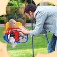 thumbnail image 2 of EVMORE 3-in-1 Toddler Swing Set for Indoor Outdoor Foldable Kids Swing Play Activity Center, 2 of 10