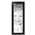thumbnail image 2 of ArtToFrames 7" x 21" Black Steel Picture Frame, 7x21 inch Black MDF Poster Frame (WOM-4639), 3 Pack, 2 of 6