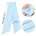 thumbnail image 3 of Wreath Sash for Front Door - Blank 3.7 x 54 Inch Polyester Plain Door Decoration Sashes for Christmas, Halloween, and Holiday Porch Decor，Multicolor, 3 of 6