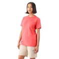 thumbnail image 2 of Dickies Women's Heavyweight Short Sleeve Pocket T-Shirt, Coral Reef Heather, L, 2 of 4