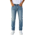 thumbnail image 4 of QIYAGBSA Women's Straight Leg Jeans High Waisted Button Fly Five Pocket Denim Casual Everyday Wear (Light Blue, 2XL), 4 of 6