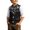 Black, variant on Boys Corduroy Vest Padded Outerwear By Festival Vibe For Transitional Weather Lightweight Cozy Jacket