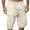 #Beige, variant on George Men's Summer Cargo Shorts,Elastic Waist Knee Length Relaxed Fit,Outdoor Fishing Hiking Pants with Multi Pockets,Pink,Big and Tall Men XL