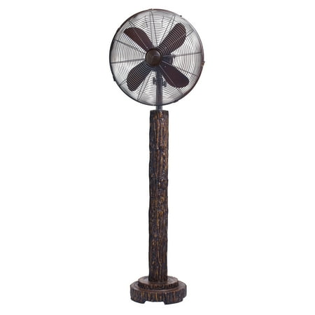 - DecoBREEZE Pedestal Fan Adjustable Height 3-Speed Oscillating Fan, 16-Inch, Fir Bark