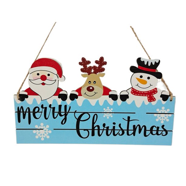 Mini Árbol de Navidad Colgante de Madera EZLIFE Decoración de Pared de Escritorio Accesorios de Decoración de Año Nuevo Regalo de Navidad S1B3