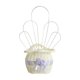 thumbnail image 1 of Cesta colgante tejida, maceta decorativa, cesta de flores portátil, organizador para Púrpura, 1 of 9
