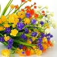 thumbnail image 5 of ZOELNIC 8 Bundles Artificial Flowers Outdoor, Plastic Faux Flowers Plants UV Resistant Greenery Plants Artificial Fake Plants Indoor Outside Home Garden Spring Summer Decor(Color Mix), 5 of 7