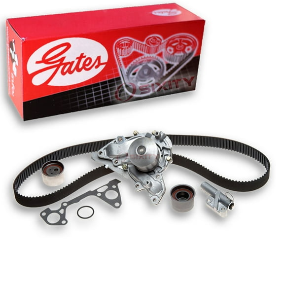 Gates PowerGrip Timing Belt Kit w Water Pump compatible with Mitsubishi Endeavor 3.8L V6 2004-2011