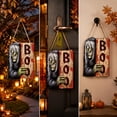 thumbnail image 3 of Halloween Wooden Hanging Sign Spooky Pumpkin NO ENTRY Door Plaque Outdoor Front Porch Yard Decor, 3 of 7