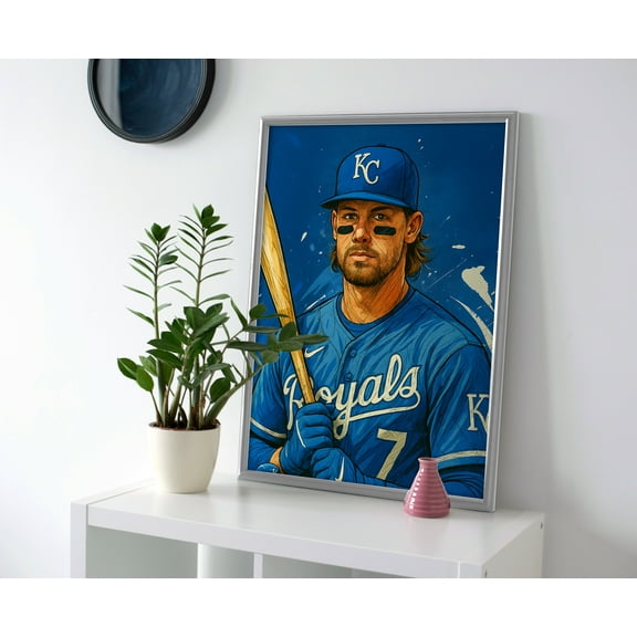 Bobby Witt Jr Poster or Wrapped Canvas