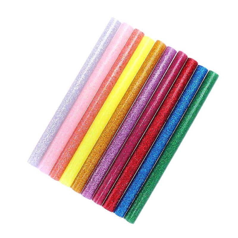 100pcs Glitter Melt Glue Sticks