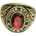 thumbnail image 2 of Gold Plated Stainless Steel United States Army Ring, 2 of 4