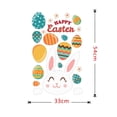 thumbnail image 7 of CoreLiving Easter Window Clings Happy Bunny Eggs Oil Painting Design Spring Decorations for Glass Windows Home Office Holiday Party Supplies, 7 of 7