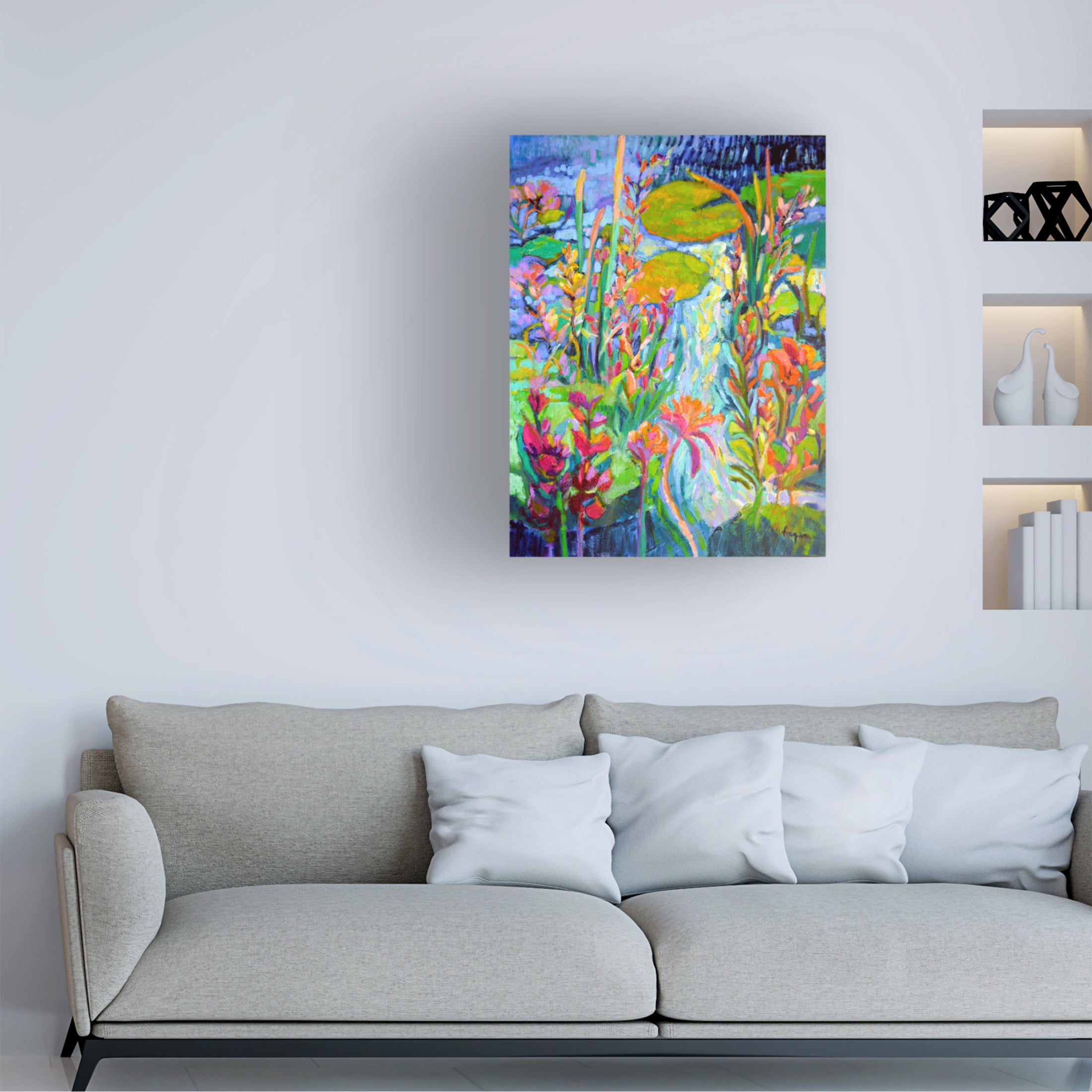 Canvas Wall Art - Dorothy Fagan 'Onasparklyday' Wall Art for Living Room, Bedroom, or Office D?cor by Trademark Fine Art - 35 x 47 Inches