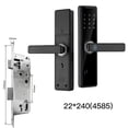 thumbnail image 2 of Smart Door Lock Biometric Fingerprint Remote Unlocking Keyless Card Password Lock Electronic Door Lock ,Integrated Smart Home, 2 of 8