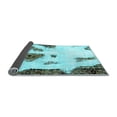 thumbnail image 2 of Ahgly Company Indoor Square Abstract Light Blue Modern Area Rugs, 8' Square, 2 of 4