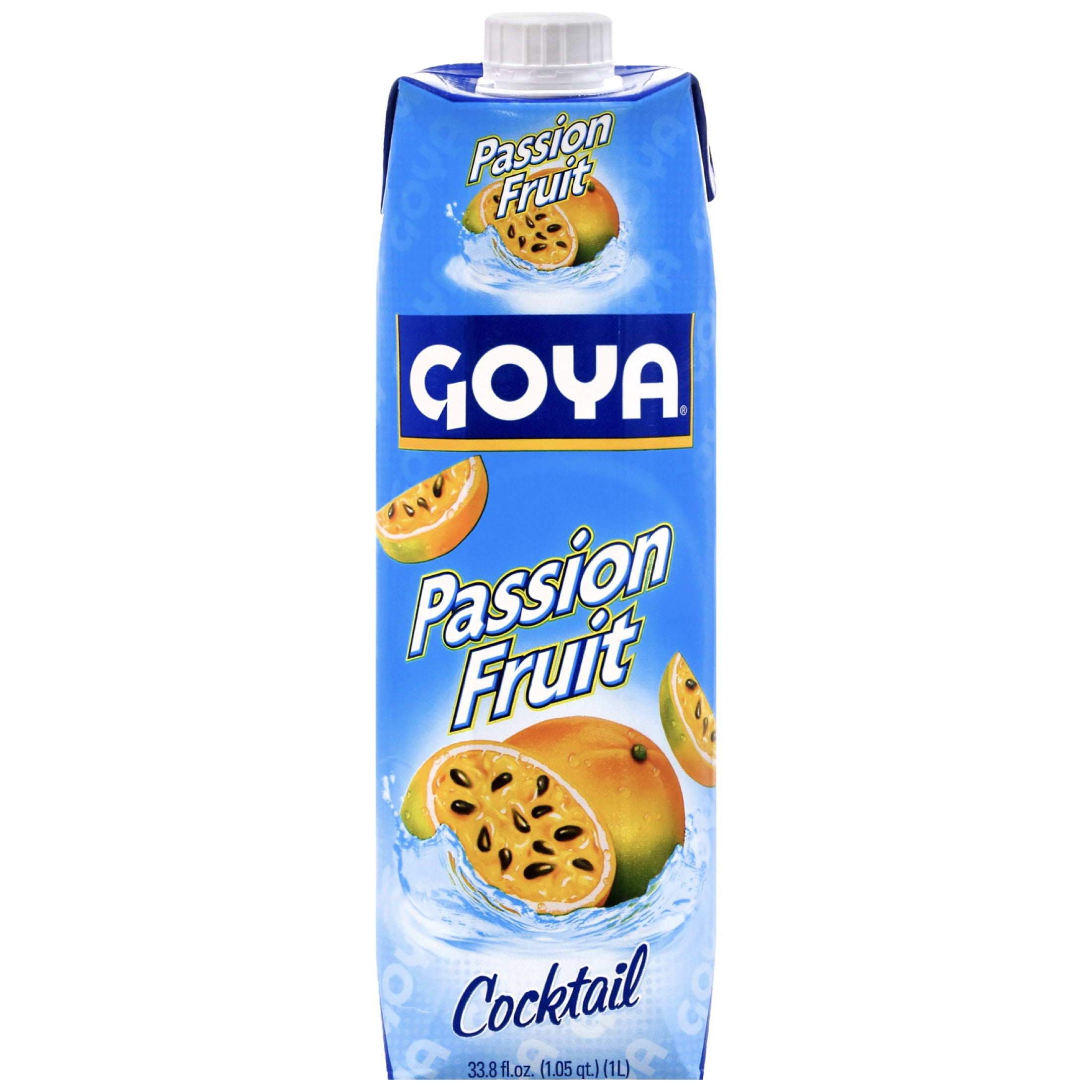 (3 pack) Goya Passion Fruit Juice Cocktail in Plastic Bottle, 33.8 fl oz