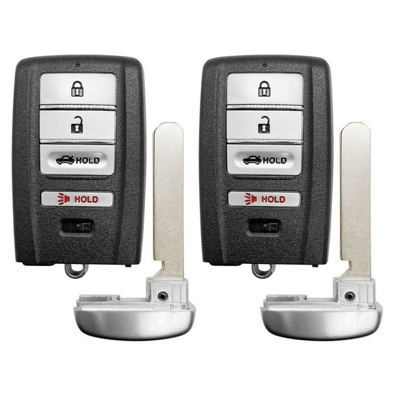 2 CAR KEY FOB FOR 2015 - 2018 Acura ILX RLX TLX Smart Key 4Buttons FCC-KR5V1X