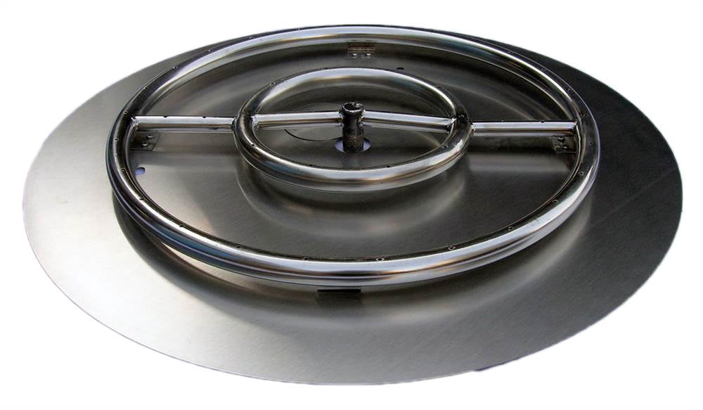 24 In Fire Pit Ring Burner With Pan Walmart Com Walmart Com