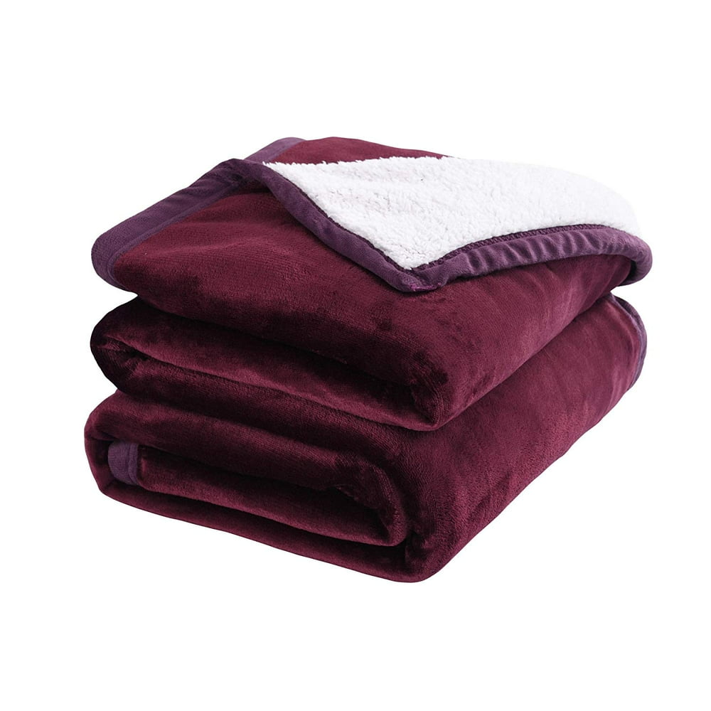 MarCielo Sherpa Blanket Throw Blankets Bed Blankets, Sherpa Fleece