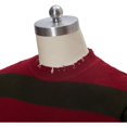 thumbnail image 5 of Freddy Same Sweaters Knit Sweater Long Sleeve Striped Jumper Sweaters Pullovers, 5 of 9