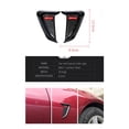 thumbnail image 5 of Phyun Universal 100% Real Carbon Fiber Car Front Fender Side Air Vent Cover Trim Shark Gills Side Vent Sticker Sports Style, 5 of 5