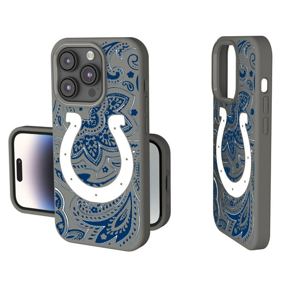 Indianapolis Colts Paisley iPhone Soft Touch Case