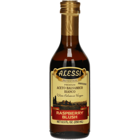 Alessi Vinegar White Balsamic Raspberry Blush, 8.5 fl. oz.